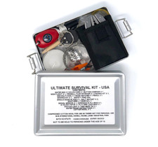BCB ULTIMATE SURVIVAL KIT USA in MINI MESS TIN 01/2023  RRP £39.54 Combat Tin