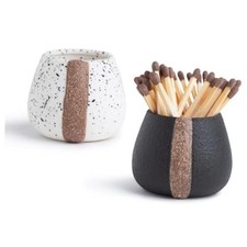  Ceramic Match Holders with