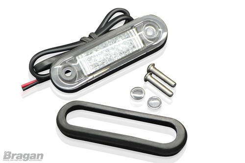 12v 24v white flush leds - 12v-24v, lens
