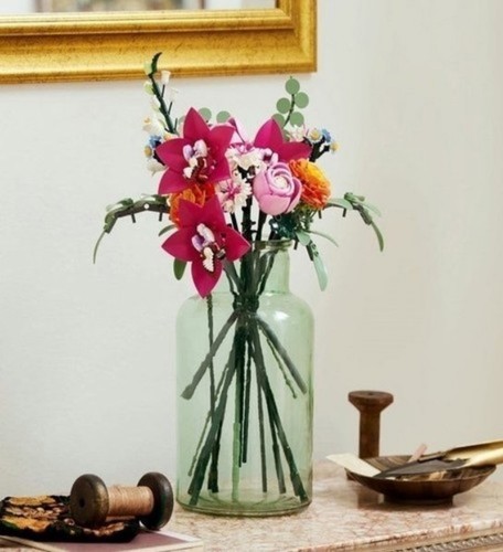 Pink flower bouquet building - bouquet,