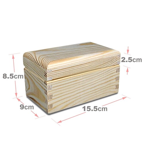 Wooden pine tea box storage - wooden,