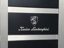 Tonino Lamborghini Box Trinket Cufflink Jewellery Watch Wooden Black Silver