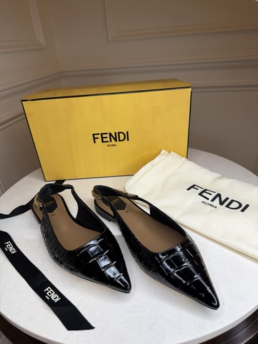 Fendi slingback flat - slingback,