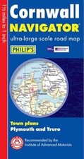 Philips Navigator Road Map Cornwall, Philips Maps, Used; Very Good Book