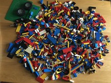 Massive bundle of vintage Lego parts - for free play - sold as seen - pre-owned