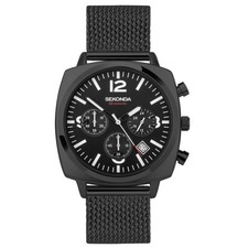 Sekonda Mens 40mm Black