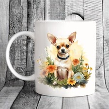 Pet Dog Mug, watercolour