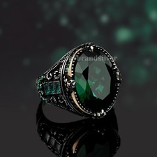 Men green zircon - zircon, solid