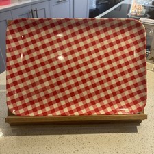 Vintage Red White Gingham