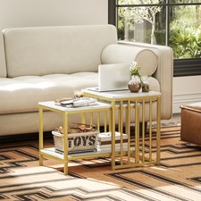 Modern Coffee Table Set of Two