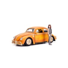 Jada 1:24 1967 Volkswagen Beetle Bumblebee & Charlie Firgure TRANSFORMERS Car