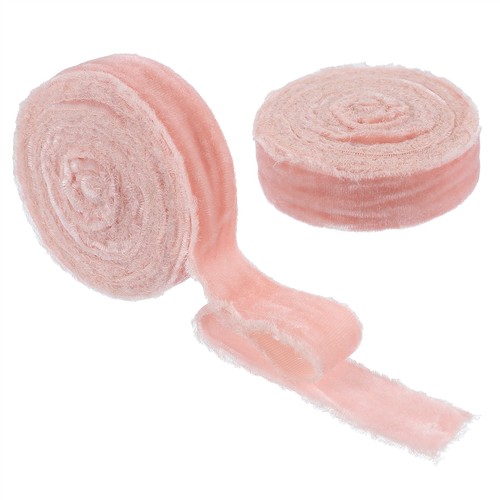 2pcs velvet ribbon x 6yd - 2pcs,