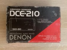 Vintage Boxed Denon DCE-210 Professional Subwoofer crossover