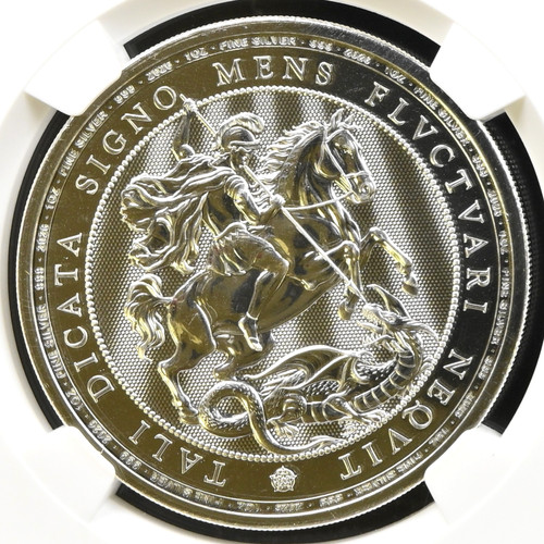 Silver george dragon coin oz - dragon, 1