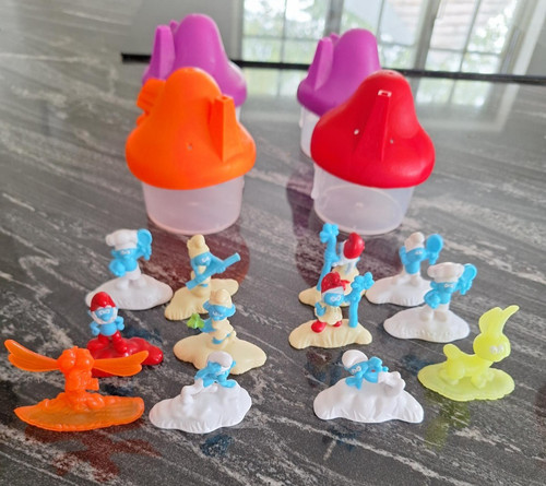Mcdonalds 2017 smurfs - houses, x