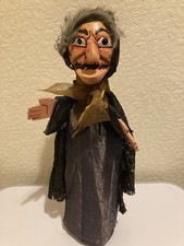 Punch & Judy ' Wicked Witch ' Puppet , Hand Made, Painted & Superb. Free P&P.