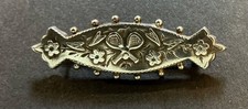 Silver Hallmarked Tennis Brooch 1889