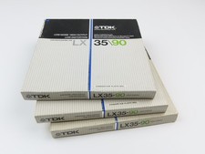 TDK LX 3590 x3 spools USED 7"