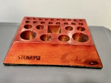 Sronefly Fly Tying Bench Tidy Organiser Angler  FISHING Gift SALMON TROUT Pike