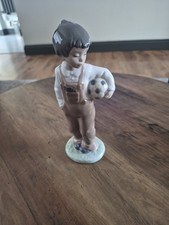 NAO BY LLADRO FIGURINE--BOY WITH FOOTBALL