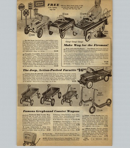1959 paper hot rod - ad, car