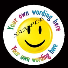 Smiley face Emoji Stickers Labels - school - nursery - Teacher- reward