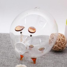 High Borosilicate Glass Saving Box Creative Piggy digita Bank for Desktop Decor