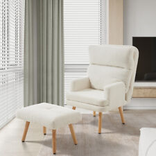 Upholstered Sherpa Recliner