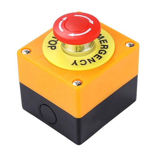 Red mushroom emergency stop - mushroom,
