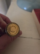 wax stamp seal letter C