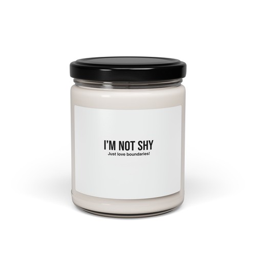 Not shy soy candle - not,