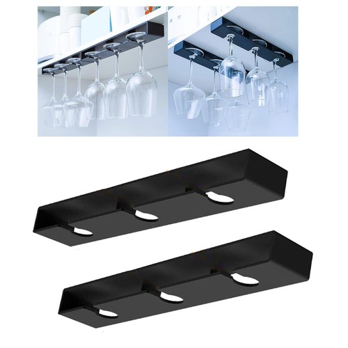 Under cabinet stemware rack - under,