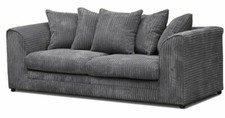 Jumbo Cord Corner Sofa Suite