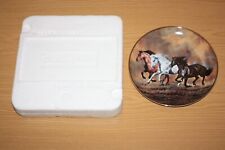 Collector Plate - Danbury Mint - Wild at Heart Horse Plate - Brothers of Wind