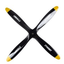 4 Blade 15x8inch Black +Yellow