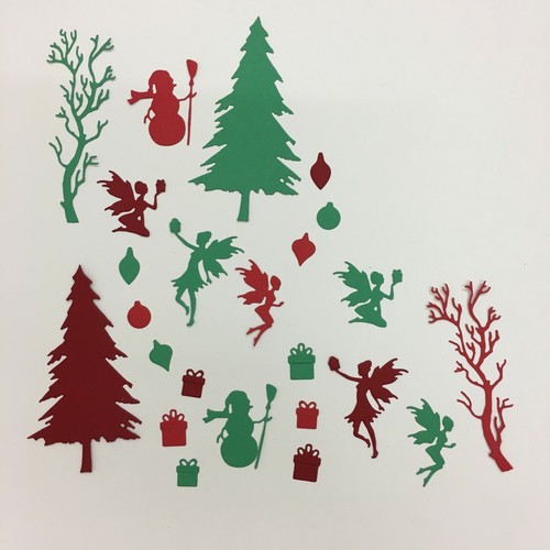 Fairy themed christmas die - themed,