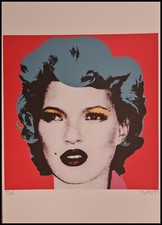 BANKSY * Kate Moss * 50 X 35 CM * Lithograph * Limited # 42/60