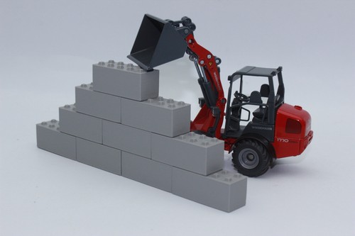Concrete block bricks - concrete,