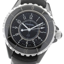 CHANEL J12 H0680 Black ceramic