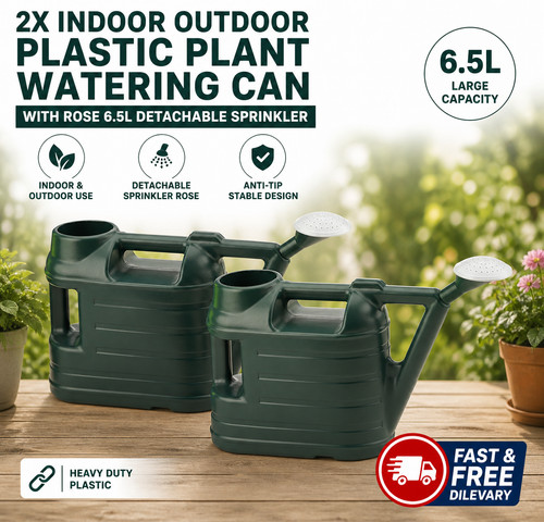 Plastic watering can - 6.5l,