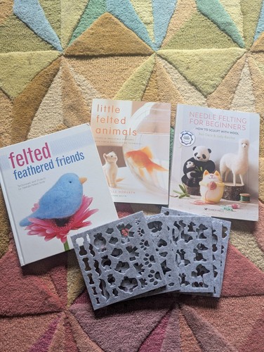 Needle felting book and - felting, 3