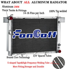 3 Row Radiator For Mercedes Benz SL R129 SL500 500SL 600SL 55 60 AMG 89-02 1989