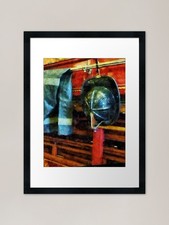 Fireman helmet and jacket - helmet,