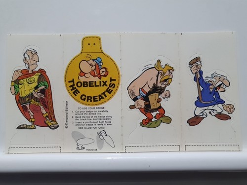 Weetabix card asterix uncut - card,, asterix,