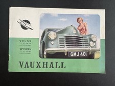 Vauxhall Velox & Wyvern 1949