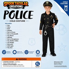Kids Police Costume Set Fancy