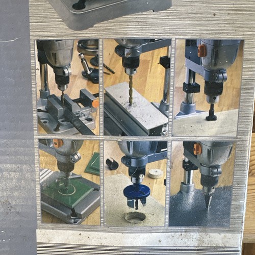 Power craft drill stand - power, with