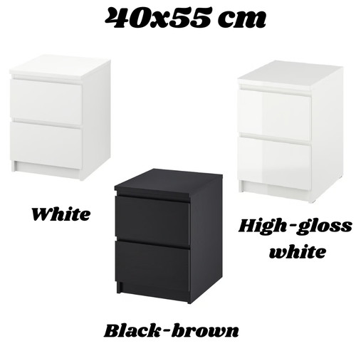 Ikea malm chest - of, 2-drawers