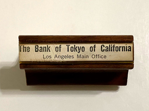 Bank tokyo california - bank, of