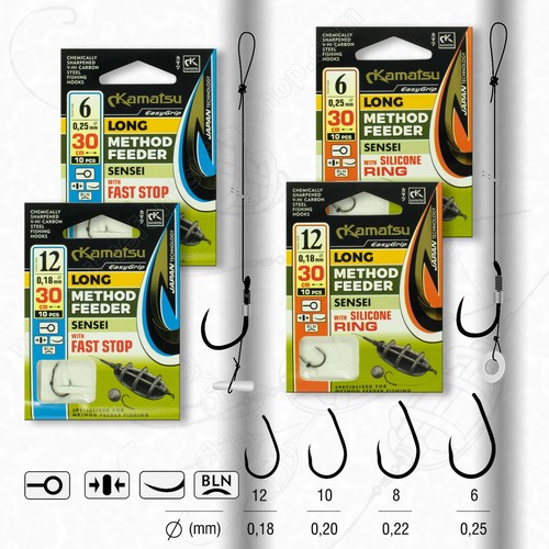 Feeder barbless hook nylon - feeder,